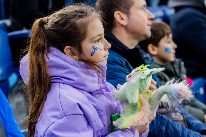 Болельщики на матче «Зенит» — «Динамо» (Махачкала)