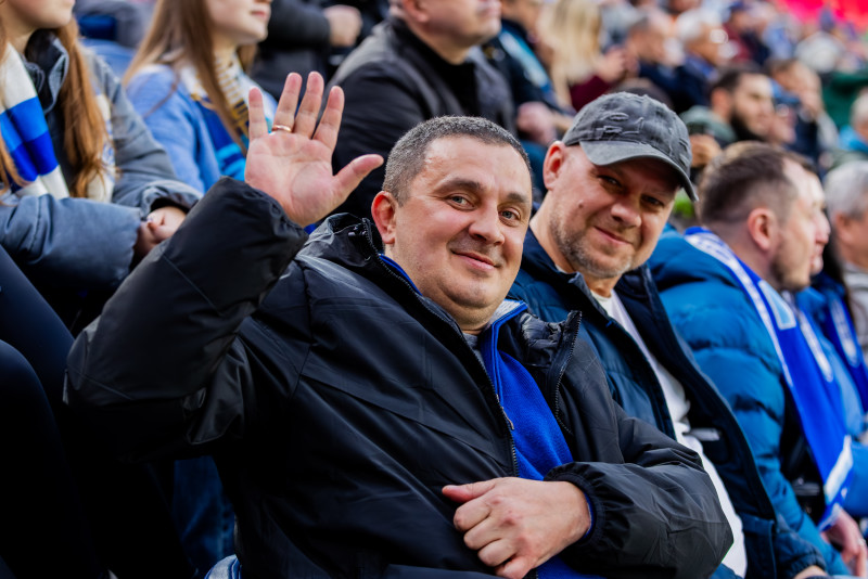 Болельщики на матче «Зенит» — «Динамо» (Махачкала)