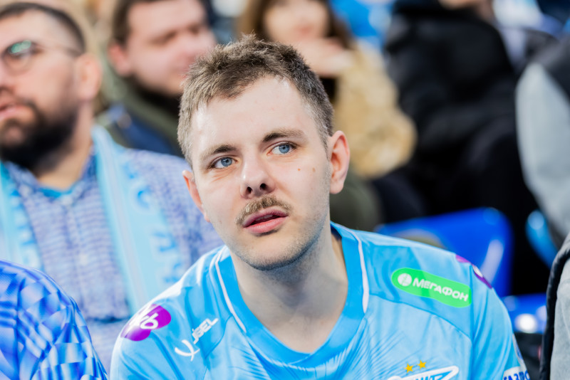 Болельщики на матче «Зенит» — «Динамо» (Махачкала)