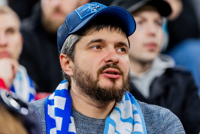 Болельщики на матче «Зенит» — «Динамо» (Махачкала)