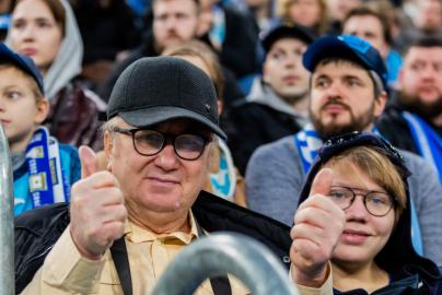 Болельщики на матче «Зенит» — «Динамо» (Махачкала)