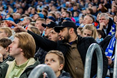 Болельщики на матче «Зенит» — «Динамо» (Махачкала)