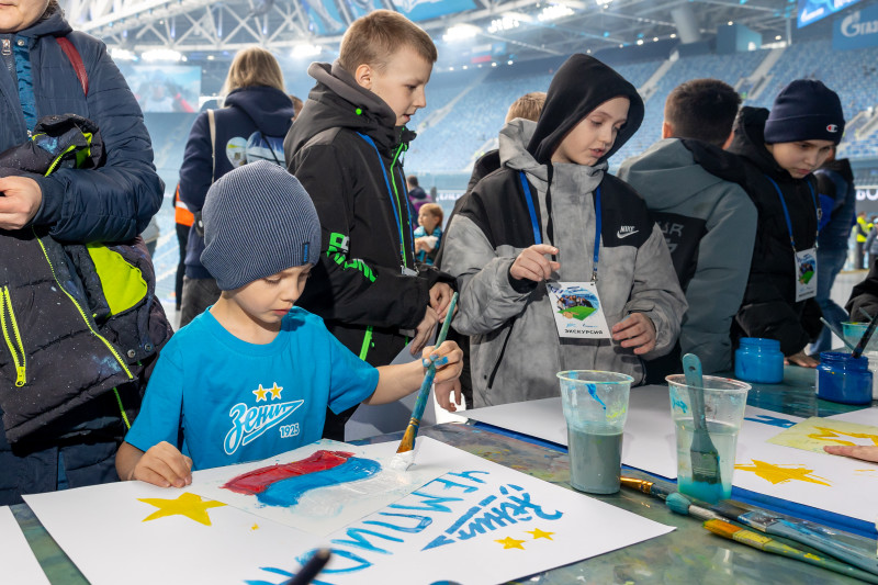 Фан-Променад перед матчем «Зенит» — «Крылья Советов»