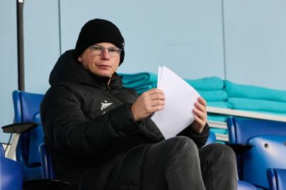 Болельщики на матче Второй лиги, «Зенит»-2 — «Динамо»-2 (Москва)