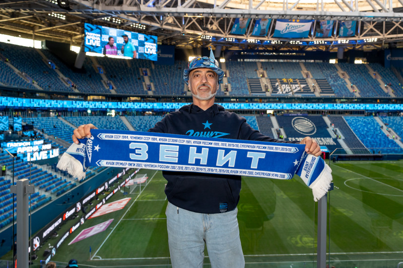 Фан-променад перед матчем «Зенит» — «Спартак»