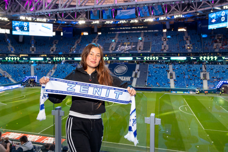 Фан-променад перед матчем «Зенит» — «Спартак»