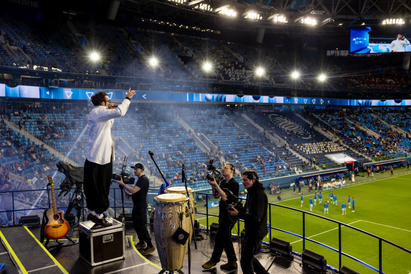 Фан-променад перед матчем «Зенит» — «Спартак»
