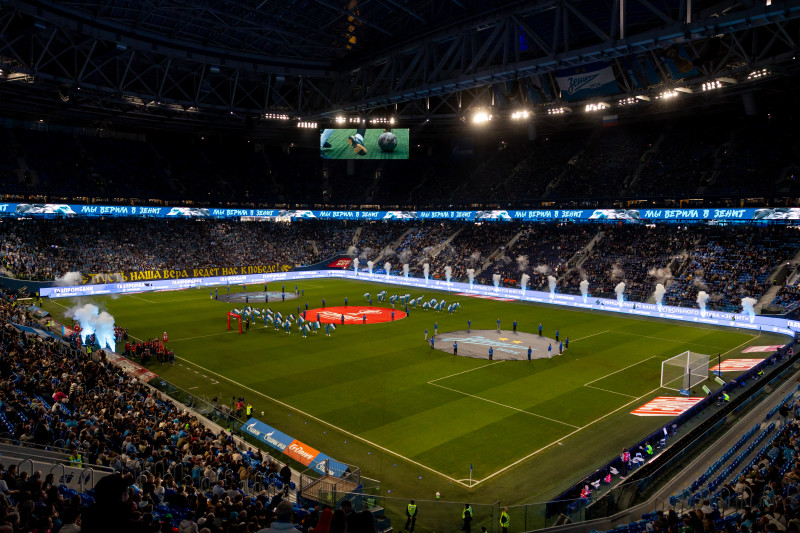 Фан-променад перед матчем «Зенит» — «Спартак»