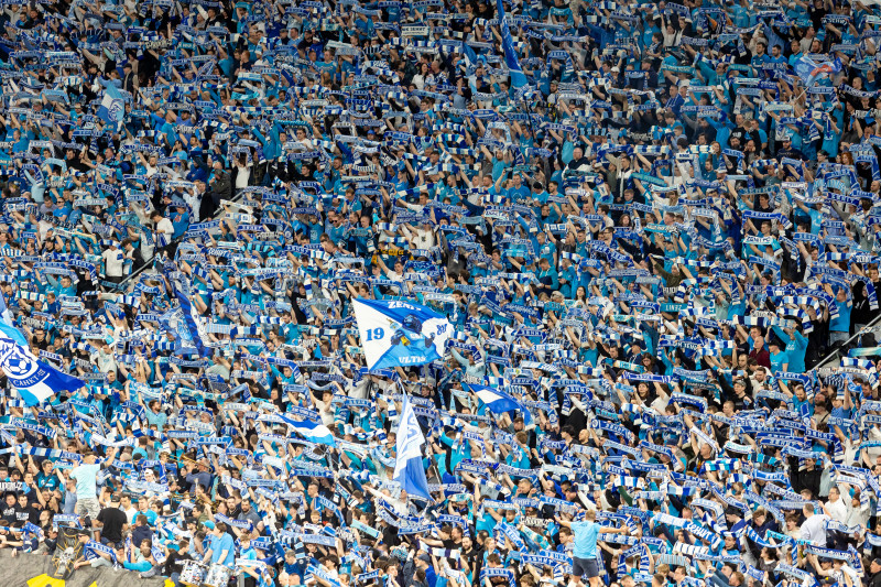 Болельщики на матче «Зенит» — «Спартак»