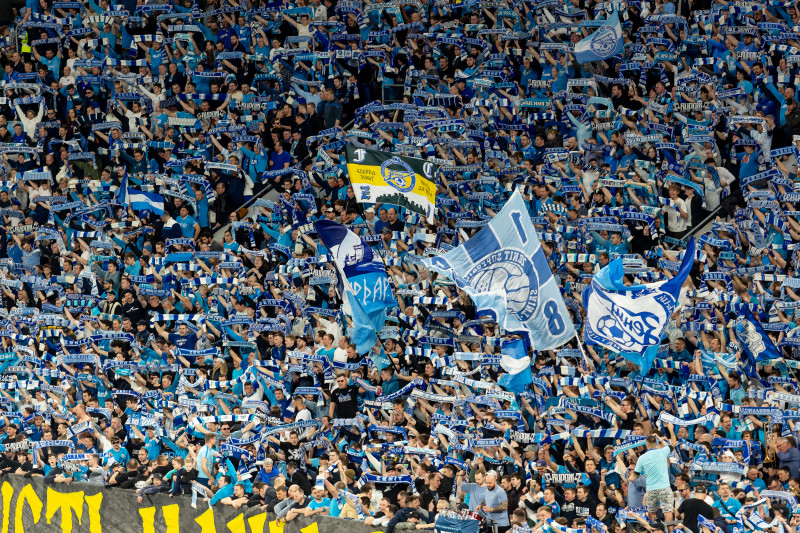 Болельщики на матче «Зенит» — «Спартак»