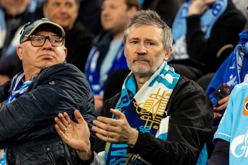 Болельщики на матче «Зенит» — «Спартак»