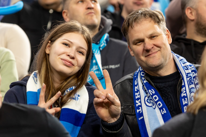 Болельщики на матче «Зенит» — «Спартак»