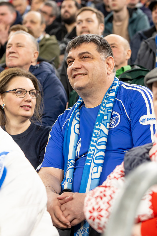 Болельщики на матче «Зенит» — «Спартак»