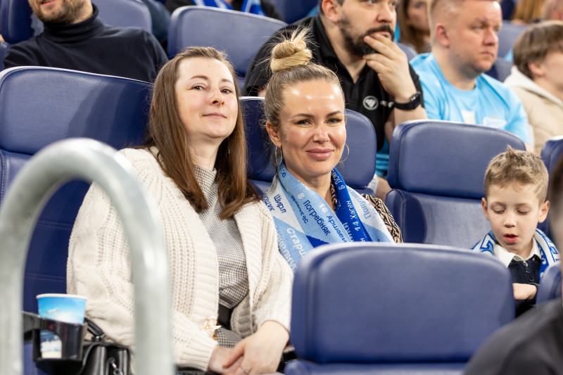 Болельщики на матче «Зенит» — «Спартак»