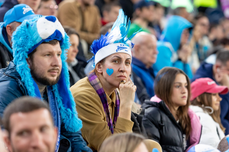 Болельщики на матче «Зенит» — «Спартак»