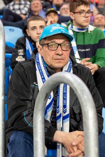 Болельщики на матче «Зенит» — «Спартак»