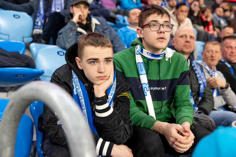 Болельщики на матче «Зенит» — «Спартак»