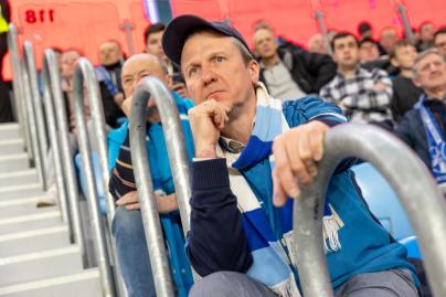 Болельщики на матче «Зенит» — «Спартак»