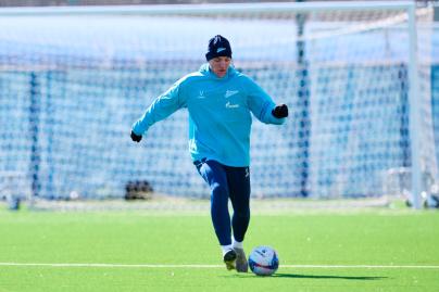 Тренировка «Зенита»-2 перед матчем с «Тюменью»