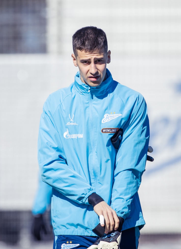 Тренировка основного состава «Зенита» перед матчем с «Краснодаром»