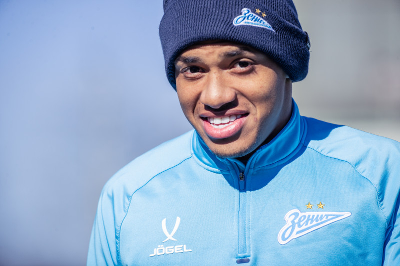 Тренировка основного состава «Зенита» перед матчем с «Краснодаром»