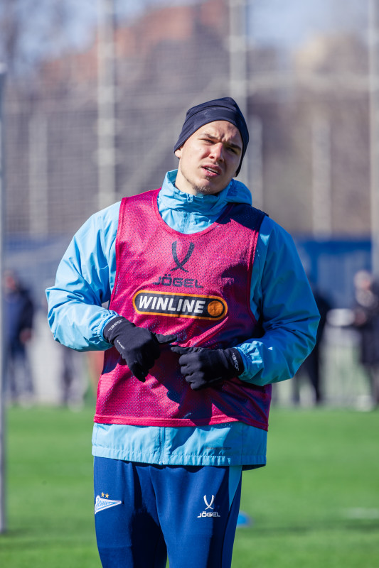 Тренировка основного состава «Зенита» перед матчем с «Краснодаром»