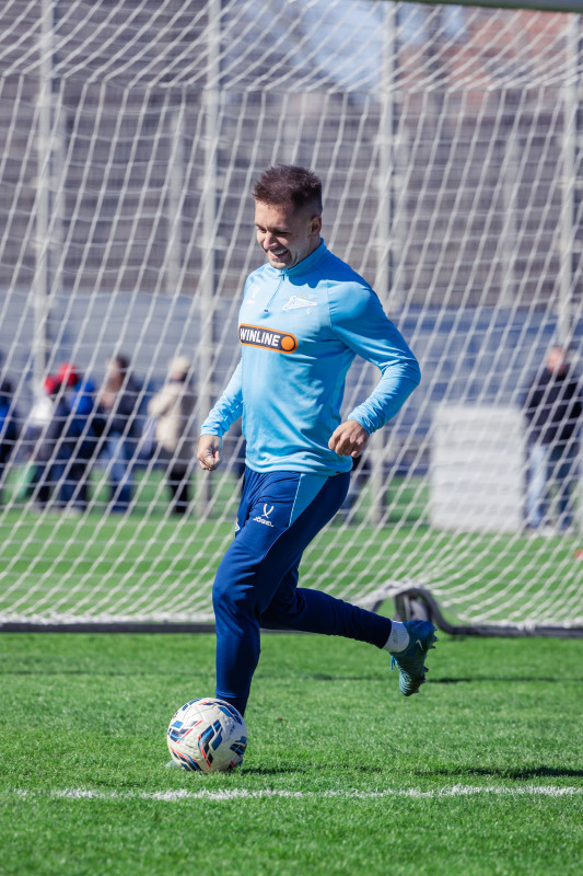 Тренировка основного состава «Зенита» перед матчем с «Краснодаром»