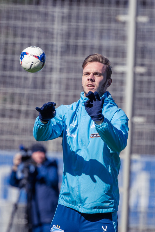 Тренировка основного состава «Зенита» перед матчем с «Краснодаром»