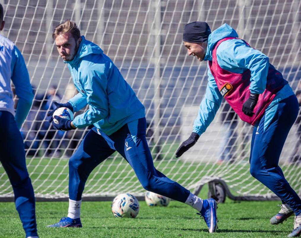Тренировка основного состава «Зенита» перед матчем с «Краснодаром»