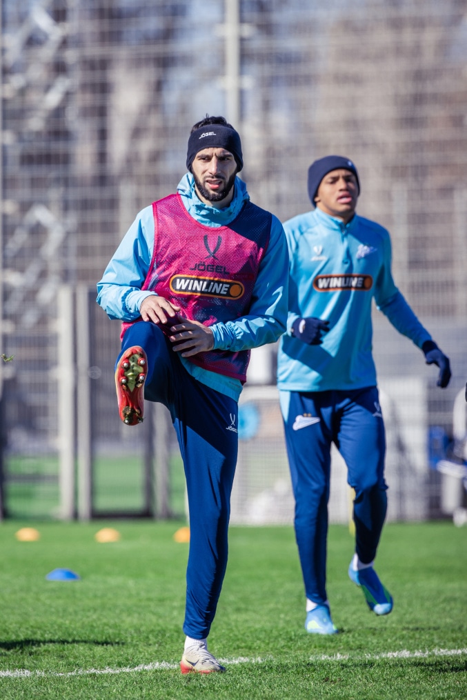 Тренировка основного состава «Зенита» перед матчем с «Краснодаром»