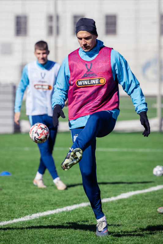Тренировка основного состава «Зенита» перед матчем с «Краснодаром»
