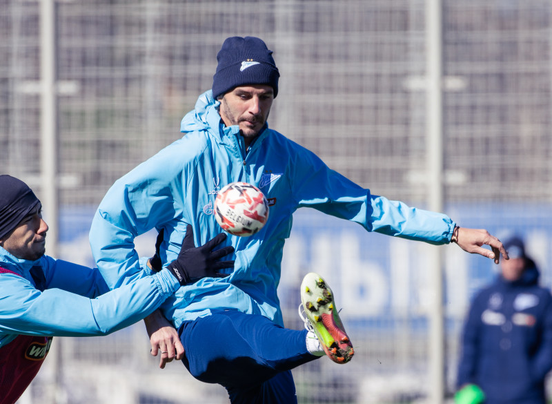 Тренировка основного состава «Зенита» перед матчем с «Краснодаром»