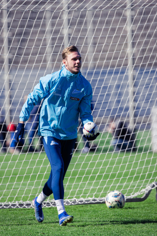 Тренировка основного состава «Зенита» перед матчем с «Краснодаром»