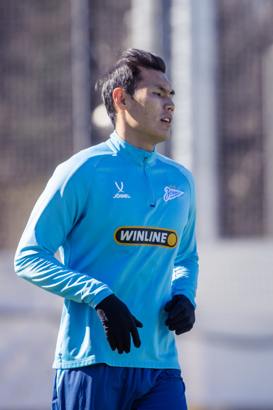 Тренировка основного состава «Зенита» перед матчем с «Краснодаром»