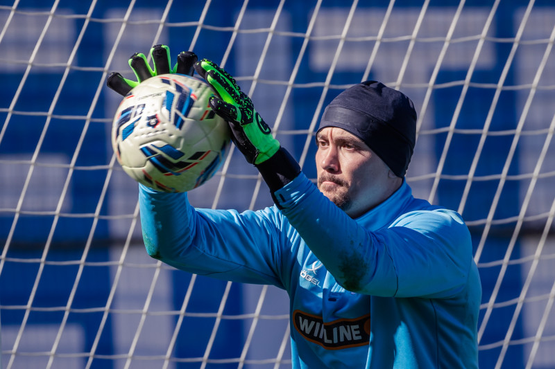 Тренировка основного состава «Зенита» перед матчем с «Краснодаром»