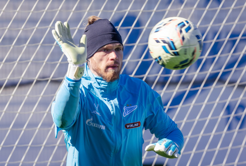 Тренировка основного состава «Зенита» перед матчем с «Краснодаром»