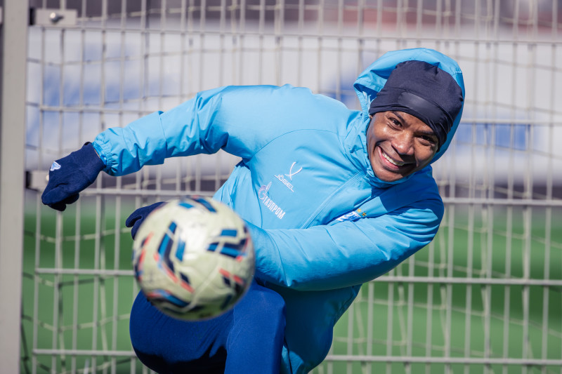 Тренировка основного состава «Зенита» перед матчем с «Краснодаром»