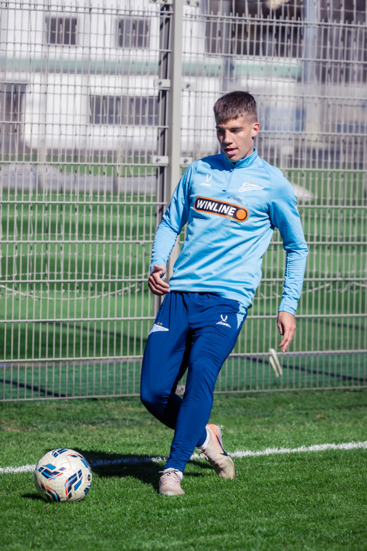 Тренировка основного состава «Зенита» перед матчем с «Краснодаром»