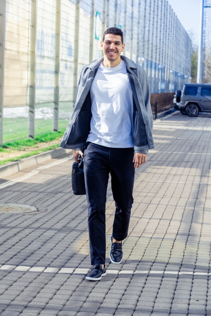 «Зенит. Стиль»: приезд игроков на тренировку перед матчем с «Краснодаром»