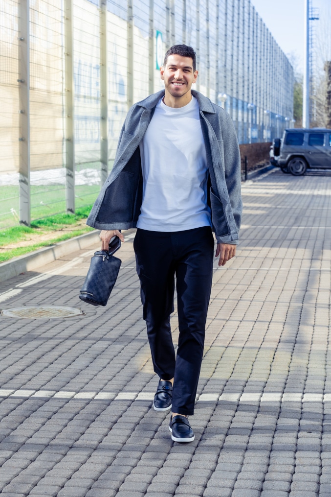 «Зенит. Стиль»: приезд игроков на тренировку перед матчем с «Краснодаром»