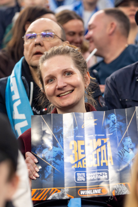 Болельщики на матче «Зенит»—«Краснодар»