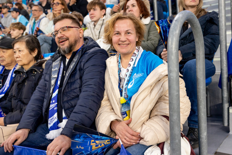 Болельщики на матче «Зенит»—«Краснодар»