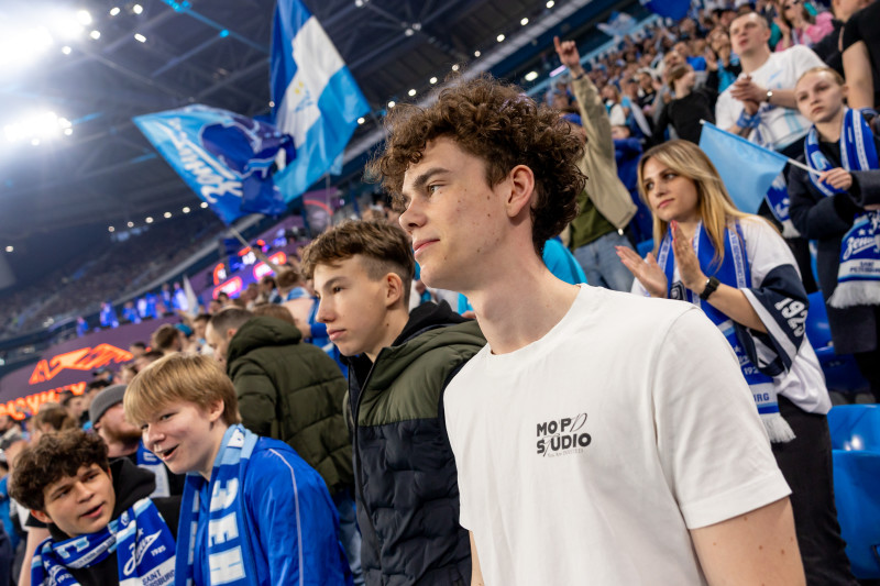 Болельщики на матче «Зенит»—«Краснодар»