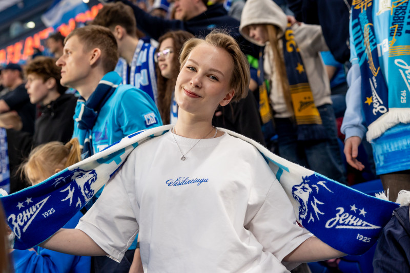 Болельщики на матче «Зенит»—«Краснодар»