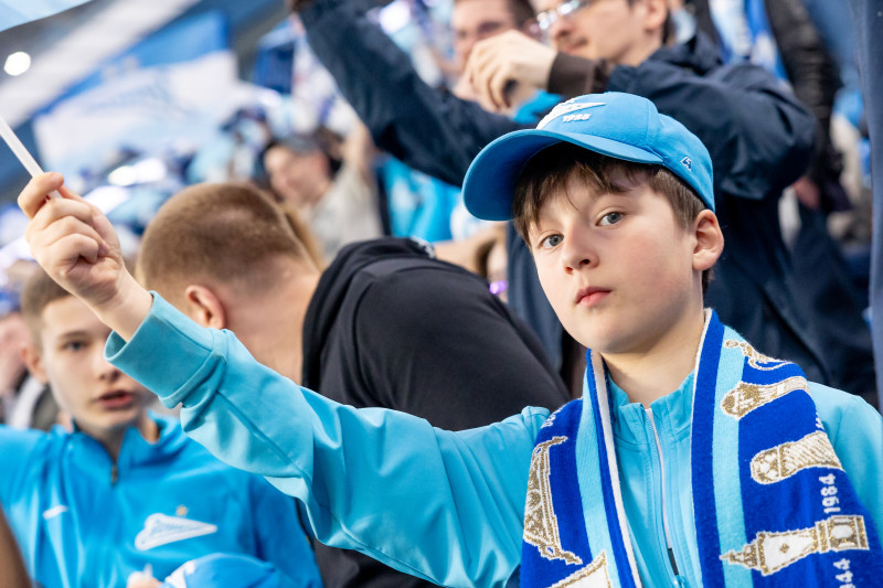 Болельщики на матче «Зенит»—«Краснодар»