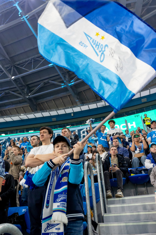 Болельщики на матче «Зенит»—«Краснодар»