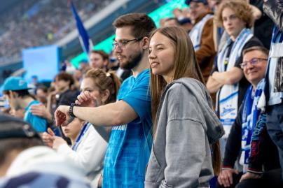 Болельщики на матче «Зенит»—«Краснодар»