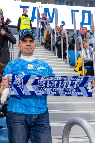 Болельщики на матче «Зенит»—«Краснодар»