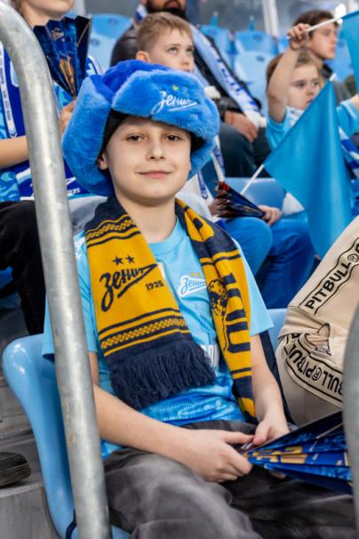 Болельщики на матче «Зенит»—«Краснодар»