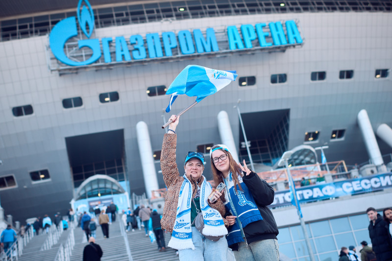 Фан-променад перед матчем «Зенит»—«Краснодар»